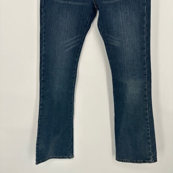 Dolce & Gabanna D&G Bootcut Jeans Blue Medium Wash Logo Patch Womens Size 27 - Picture 4 of 11